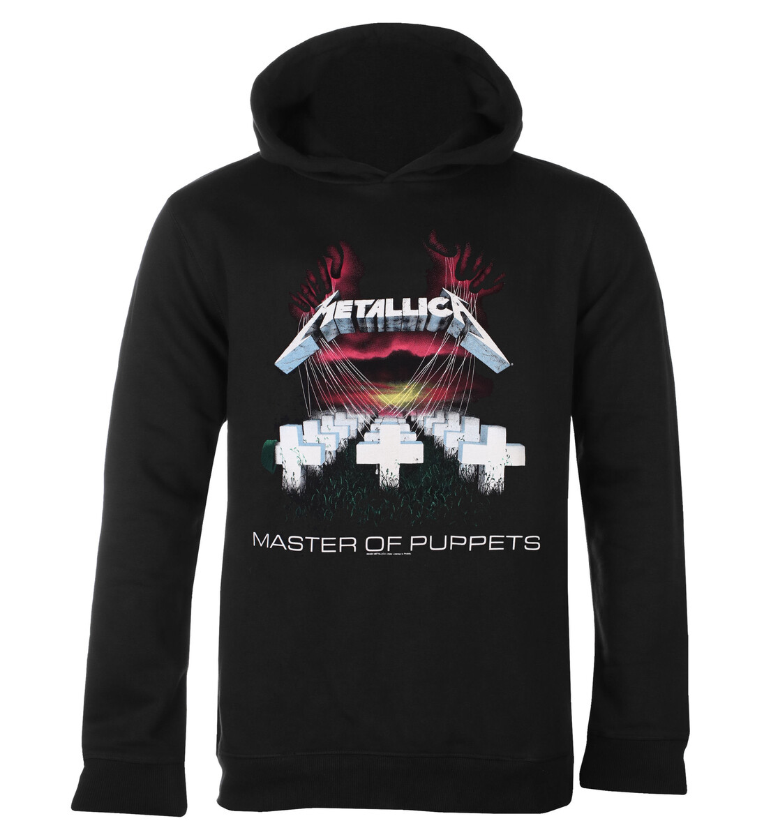 mikina s kapucí pánské Metallica - MASTER OF PUPPETS - AMPLIFIED - ZAV860MMP S