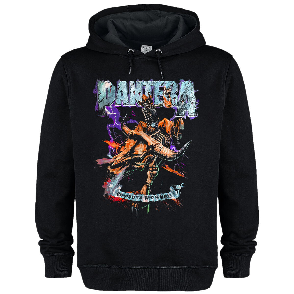 mikina s kapucí pánské Pantera - COWBOYS FROM HELL - AMPLIFIED - ZAV860PCH M