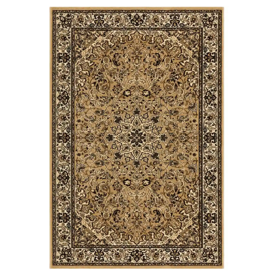 Kusový koberec SOLID 55 EOE, 133x200, béžová, chodba / předsíň, Sintelon