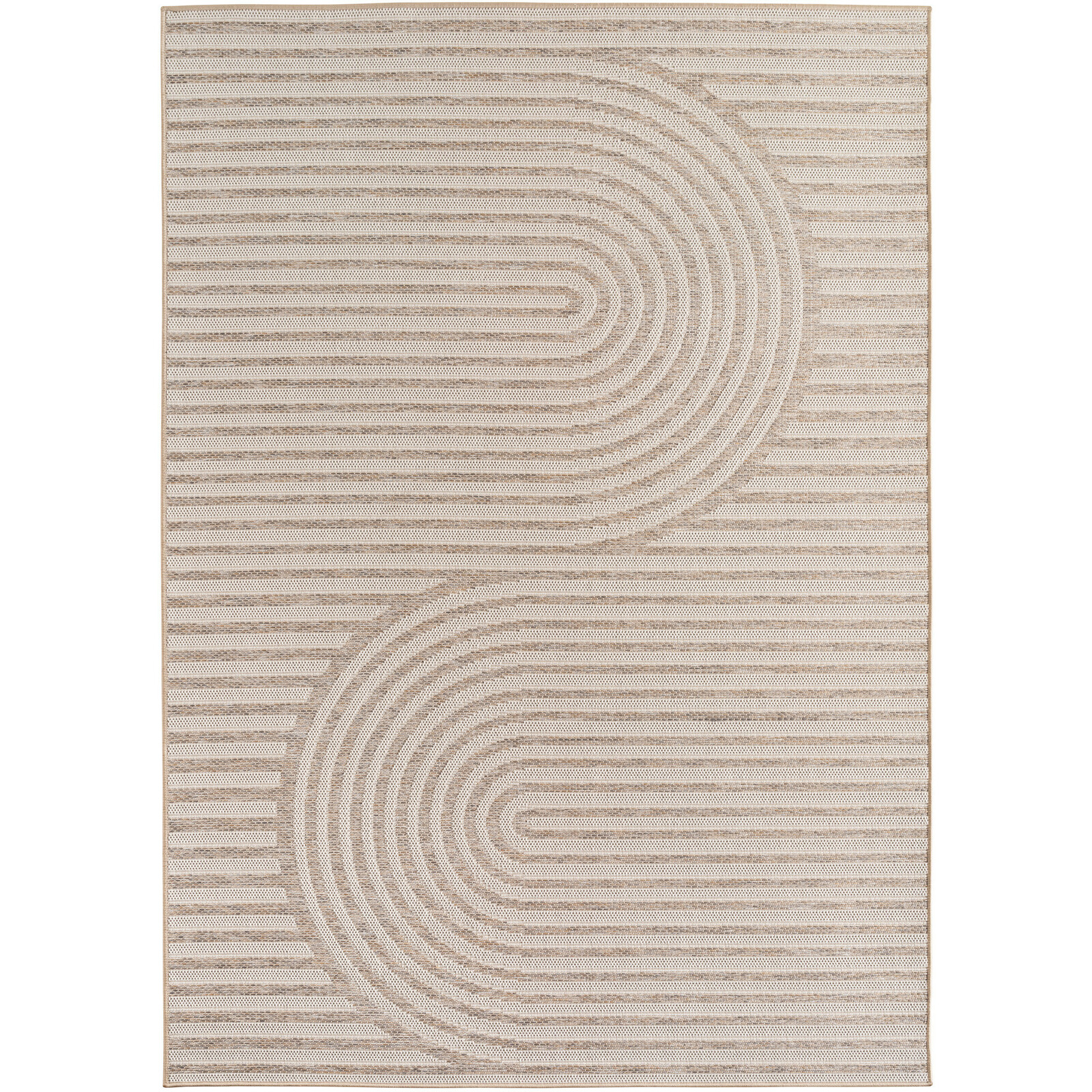 Běhoun Desert 1301 beige - na ven i na doma, 80x250, béžová, chodba / předsíň, Ayyildiz