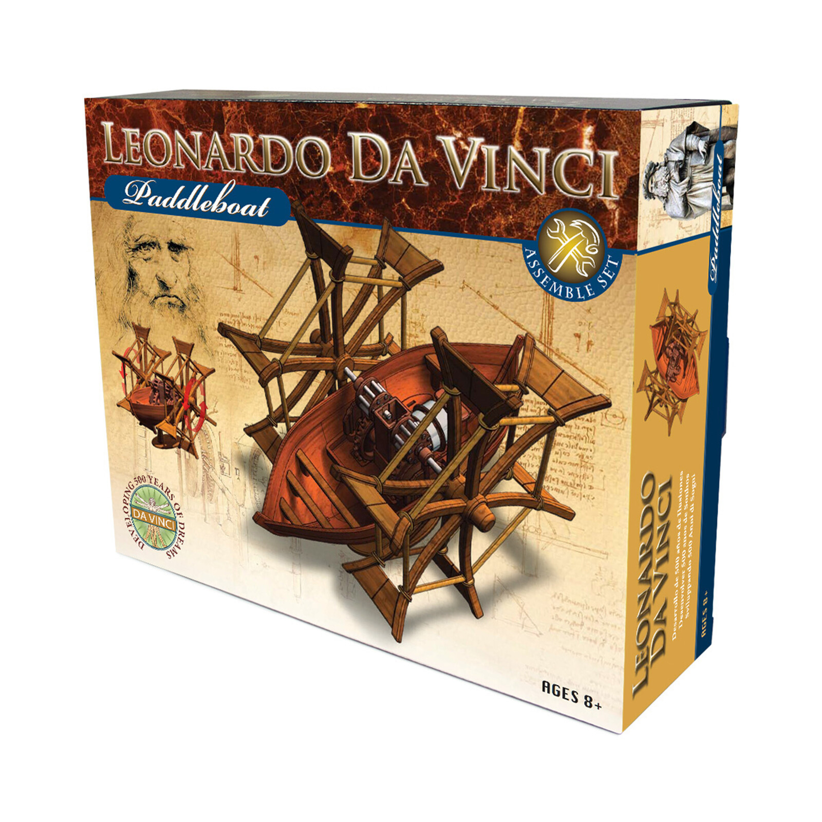 Stavebnice Leonardo Da Vinci - Šlapací loď Albi