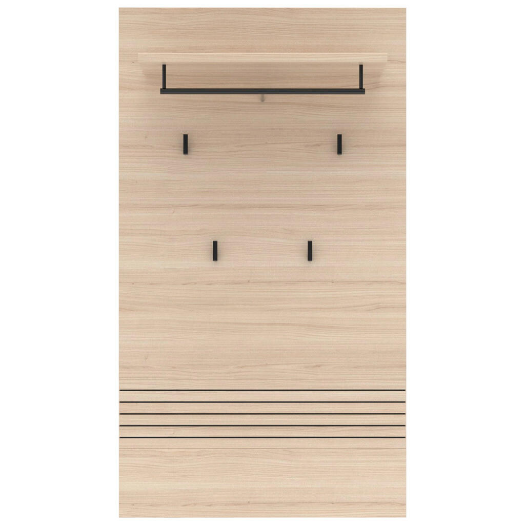 Xora ŠATNÍ PANEL, barvy dubu, 78/139/30 cm