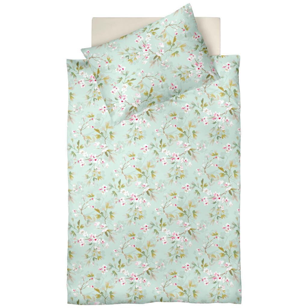 Fleuresse POVLEČENÍ, makosatén, tyrkysová, bílá, bobulová, curry žlutá, olivově zelená, 140/200 cm