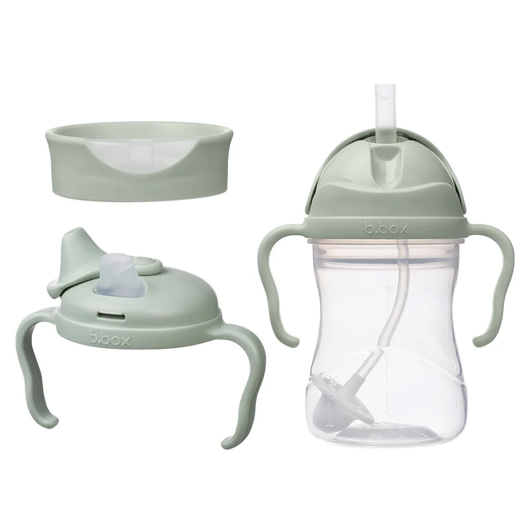 B.BOX Univerzální sada na pití 3v1, 240 ml - zelená