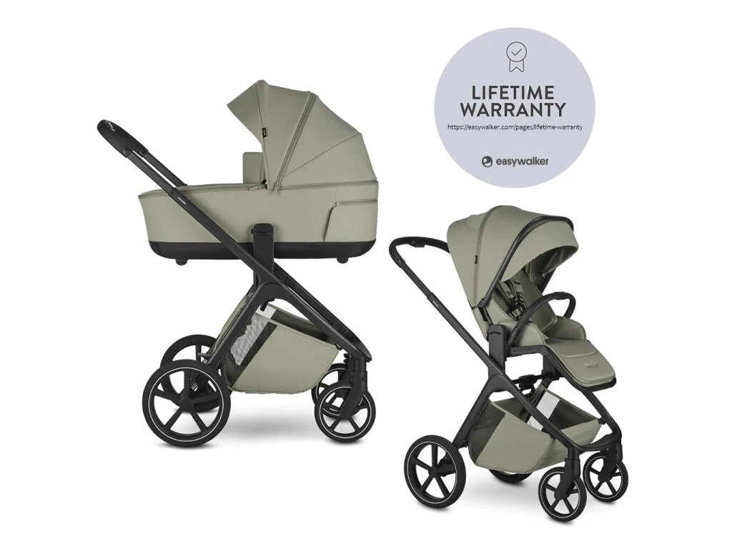 Easywalker Kočárek kombinovaný Zoey Sage Green - vystavený kus