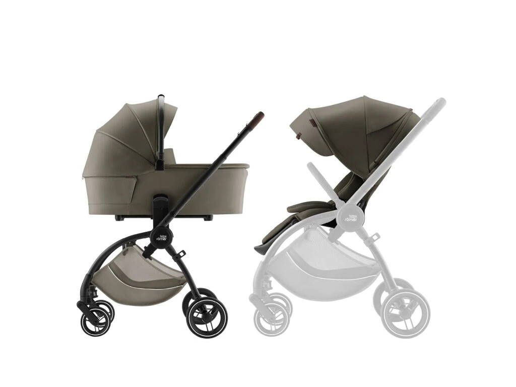 Britax Römer SET 2v1 kočárek Rio + hluboká korba Lux Urban Olive - vystavený kus