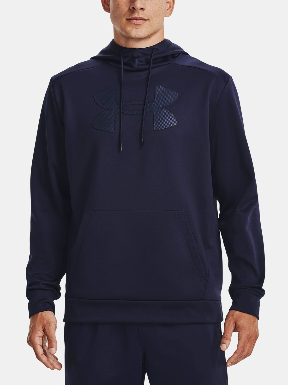 Under Armour Mikina UA Armour Fleece Big Logo HD-NVY - Pánské