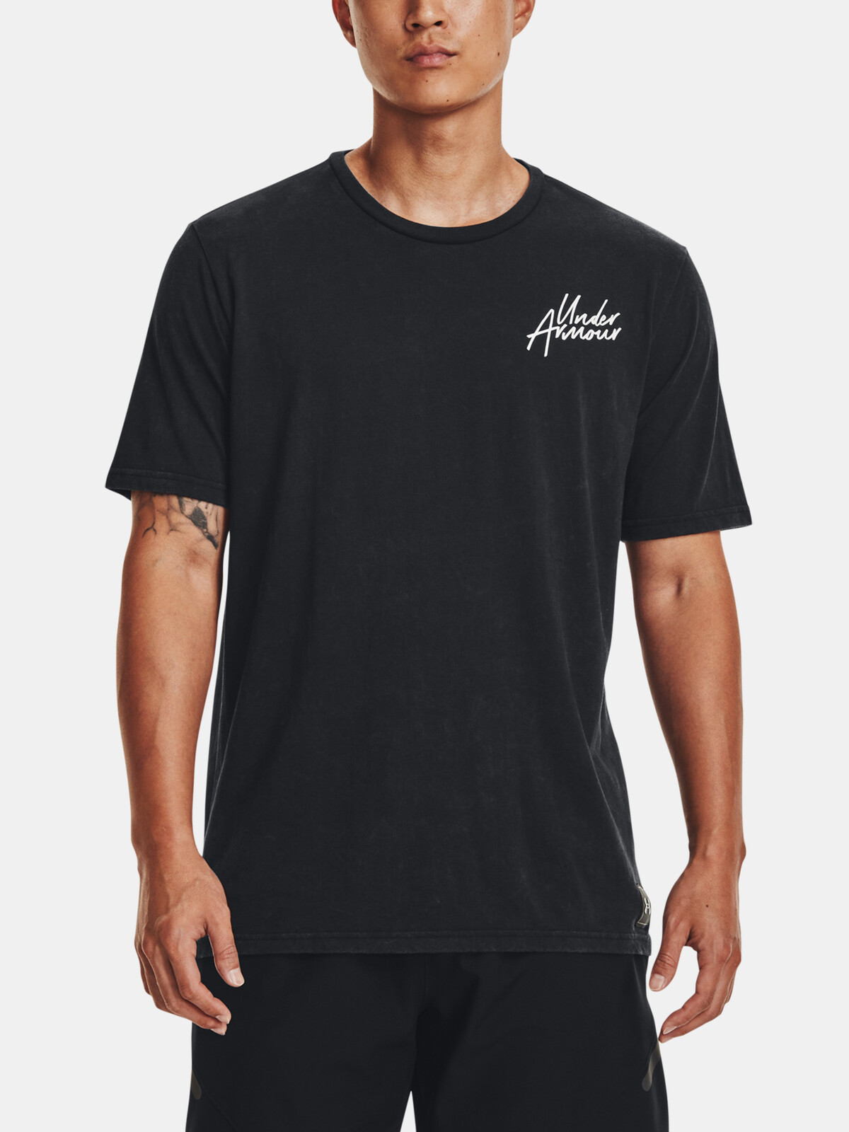 Under Armour Tričko UA Snow Wash Tee-BLK - Pánské