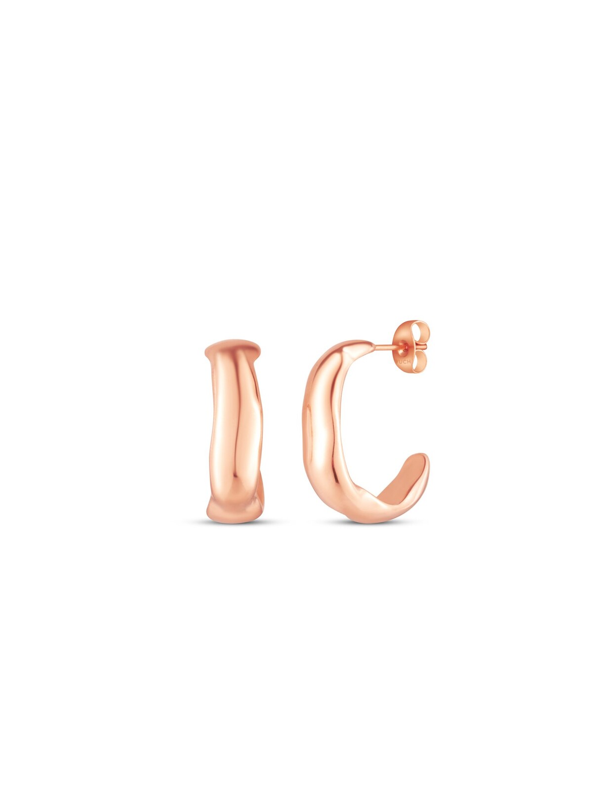 Isary náušnice z růžového zlata