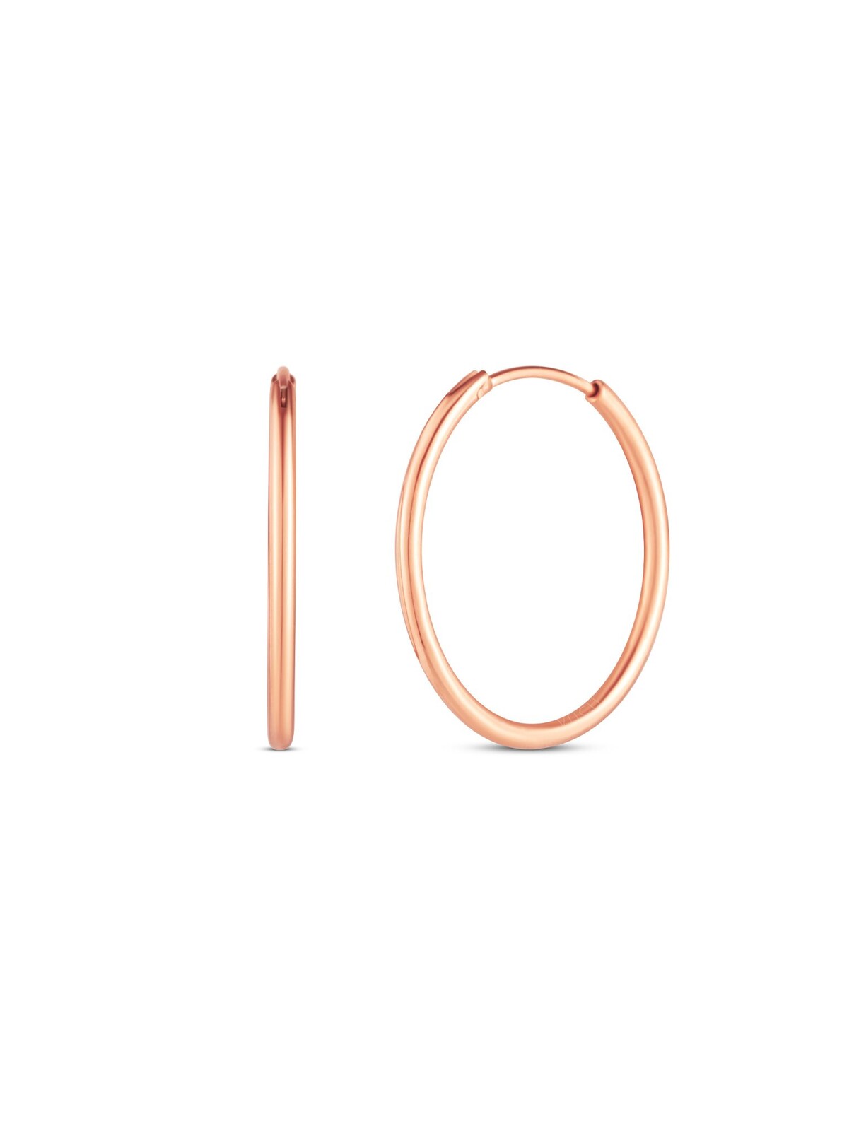 Kruhové náušnice Yetta Rose Gold