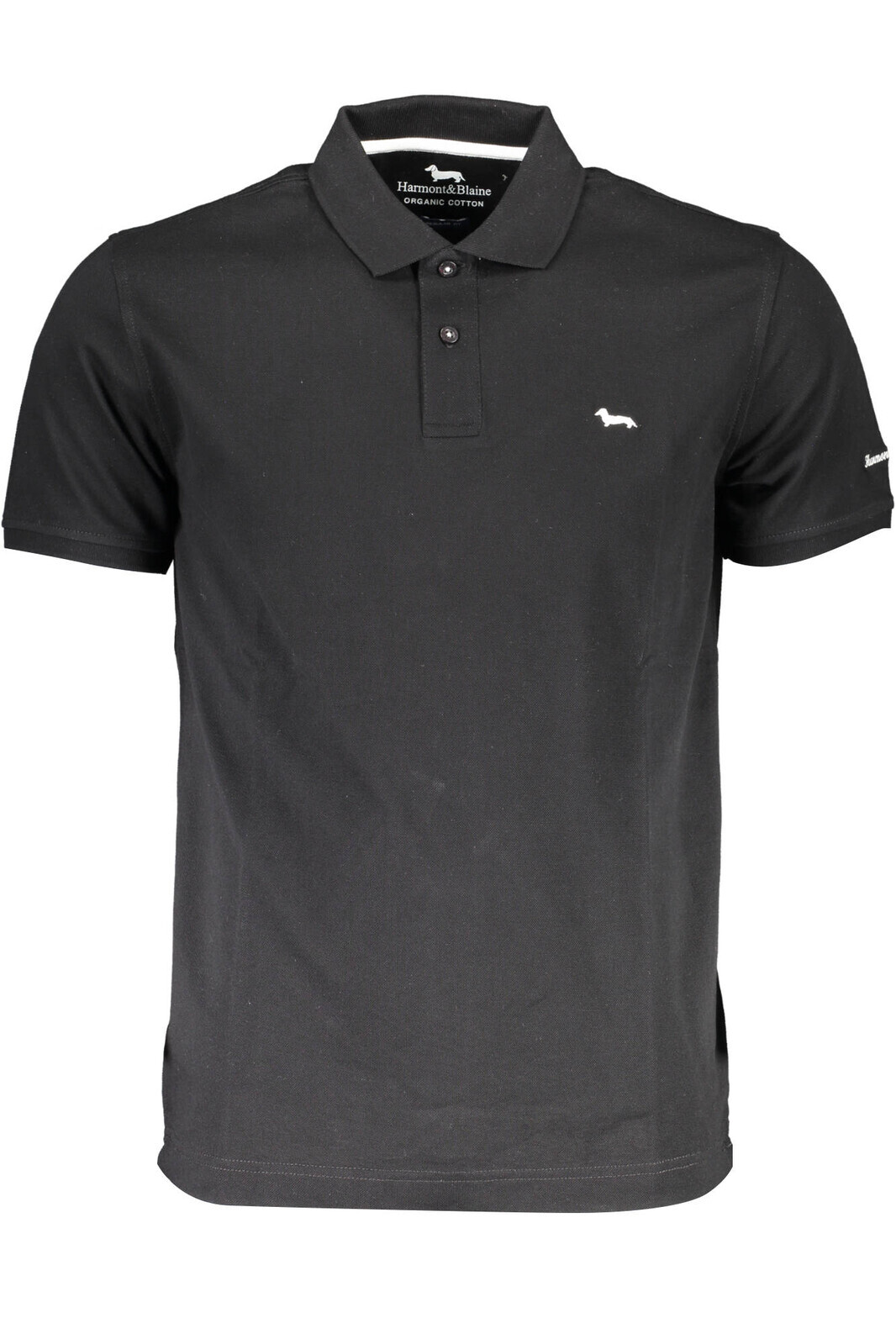 Černé pánské polo triko Harmont & Blaine