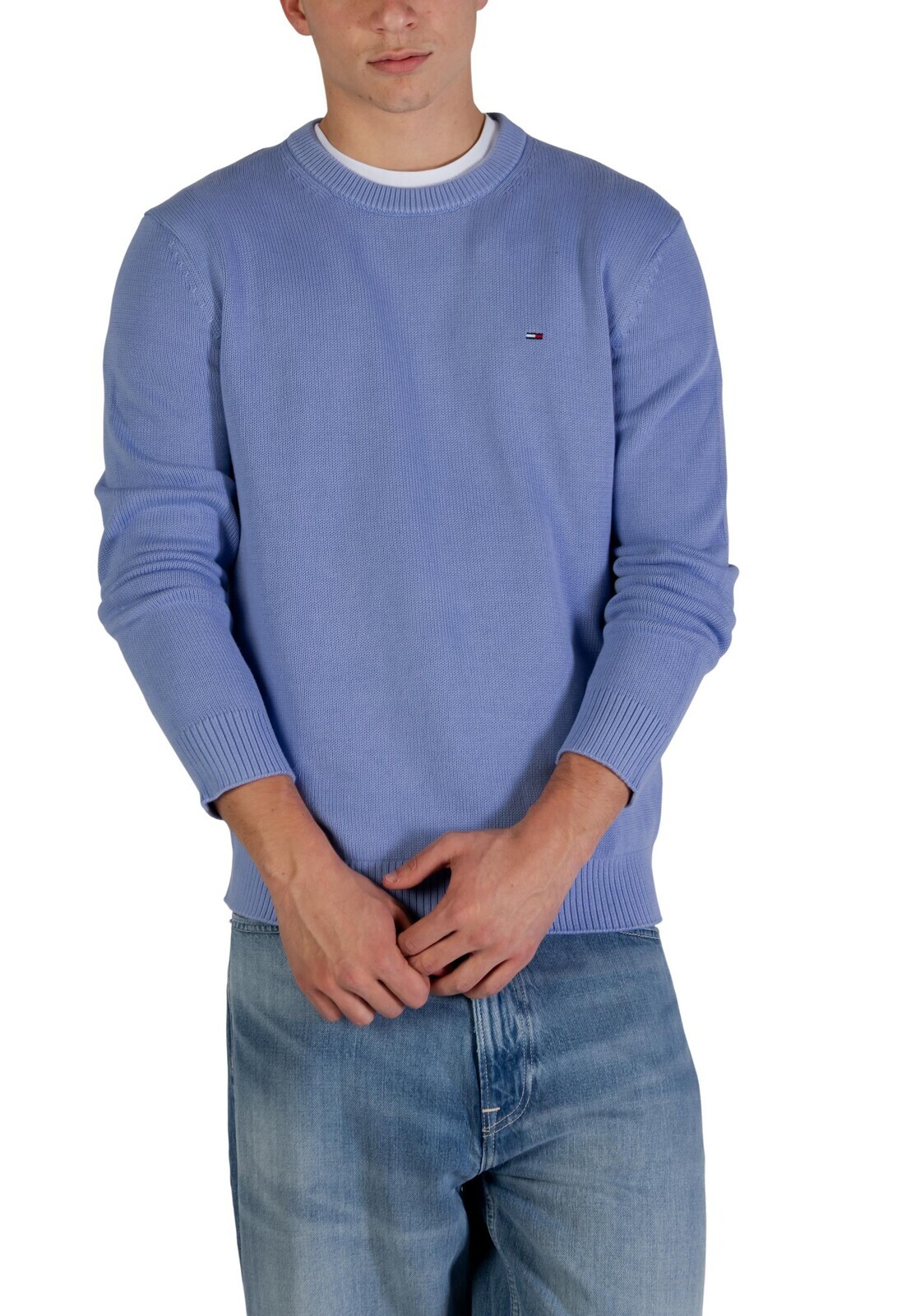 Světle modrý svetr Tommy Hilfiger