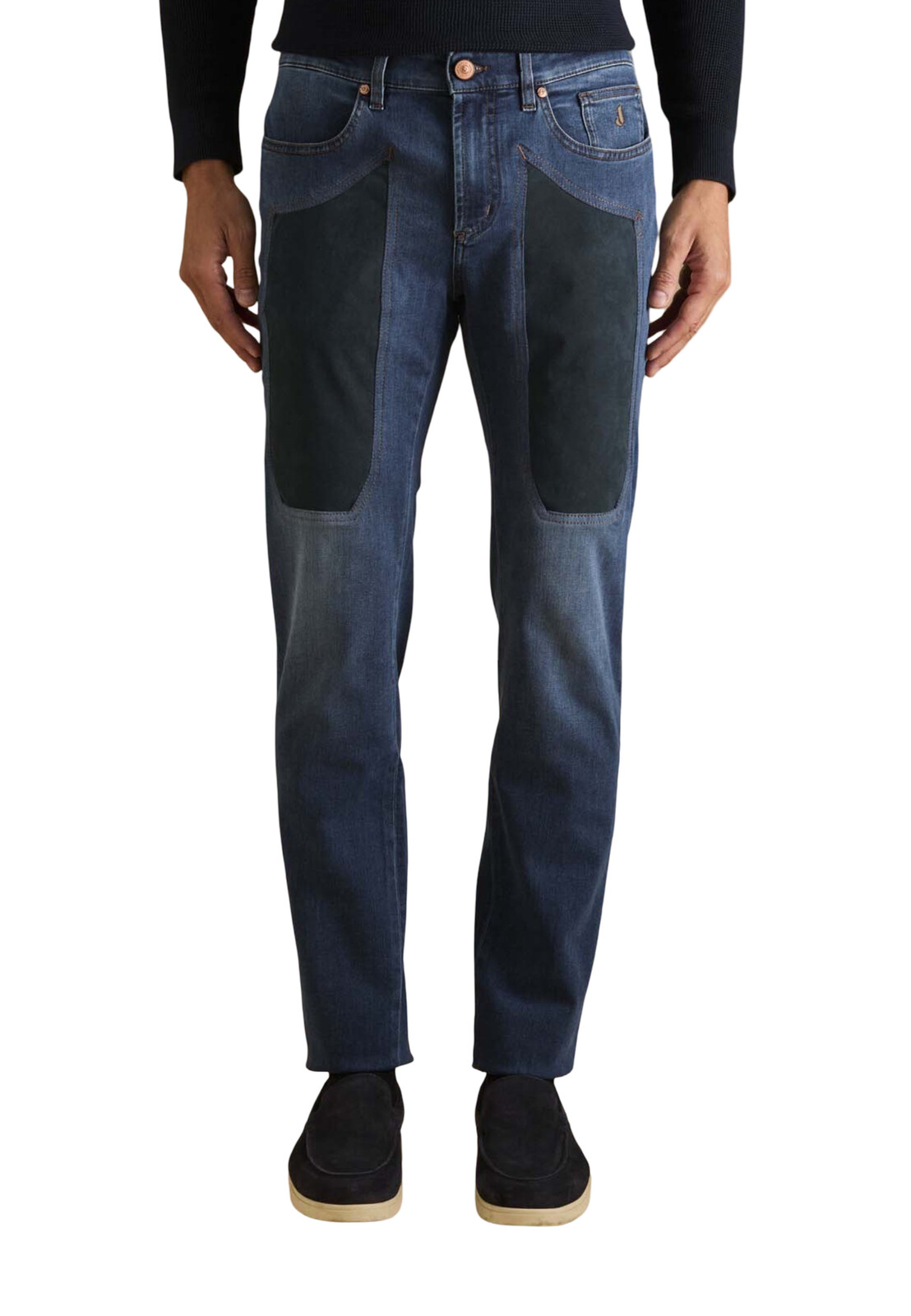 Jeckerson pánské džíny s kontrastními panely