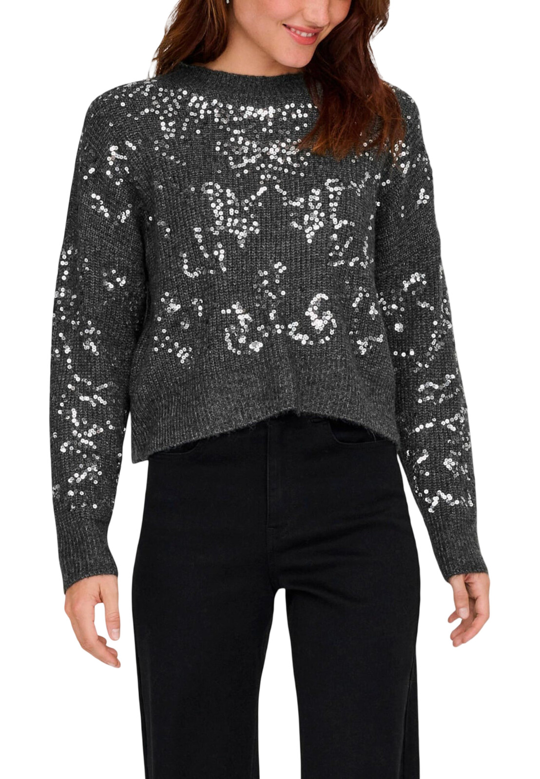 Dámský svetr s flitry