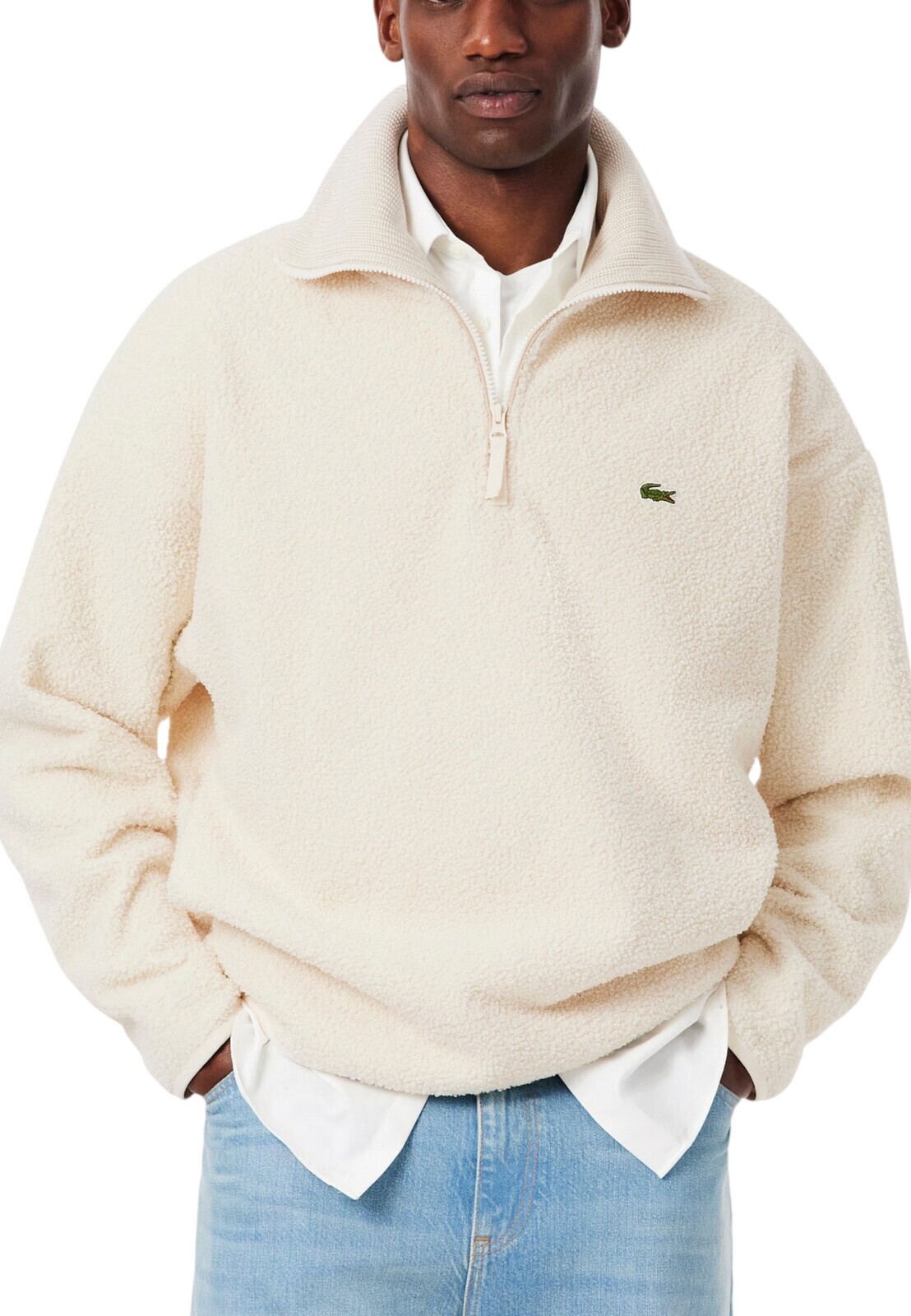 Lacoste pánská fleecová mikina