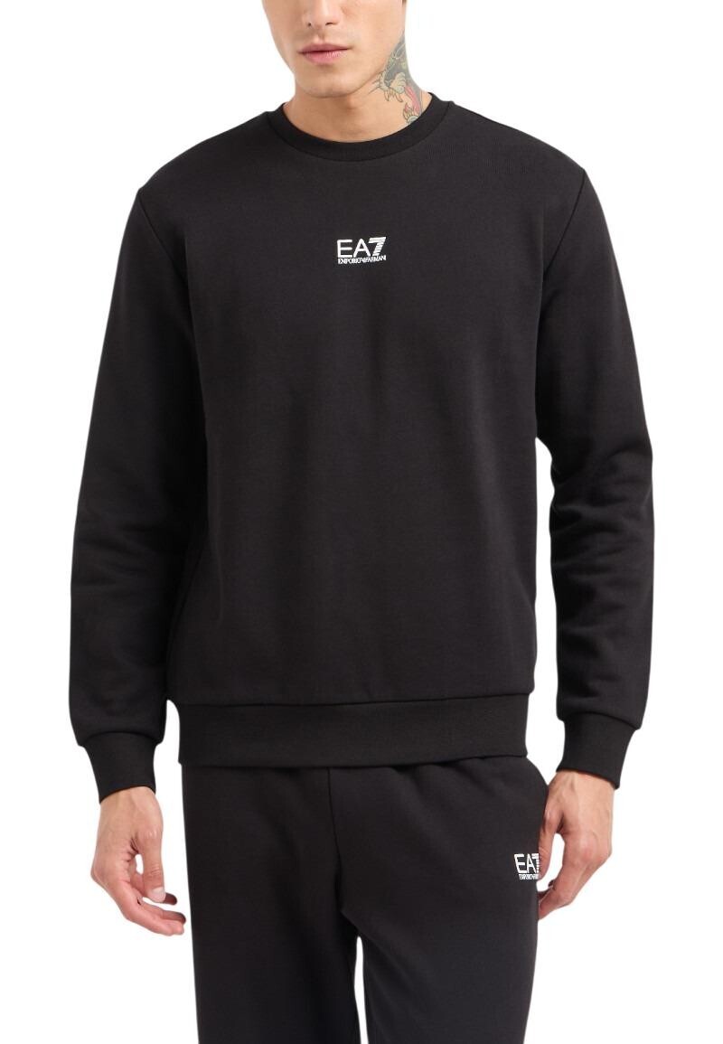 Černá mikina EA7 Emporio Armani