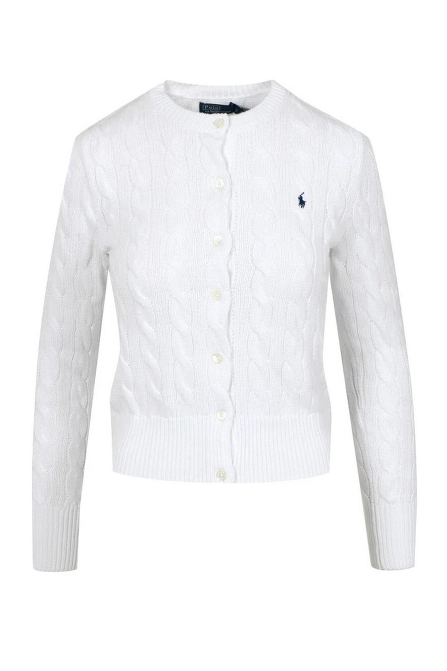 Bílý cardigan Polo Ralph Lauren