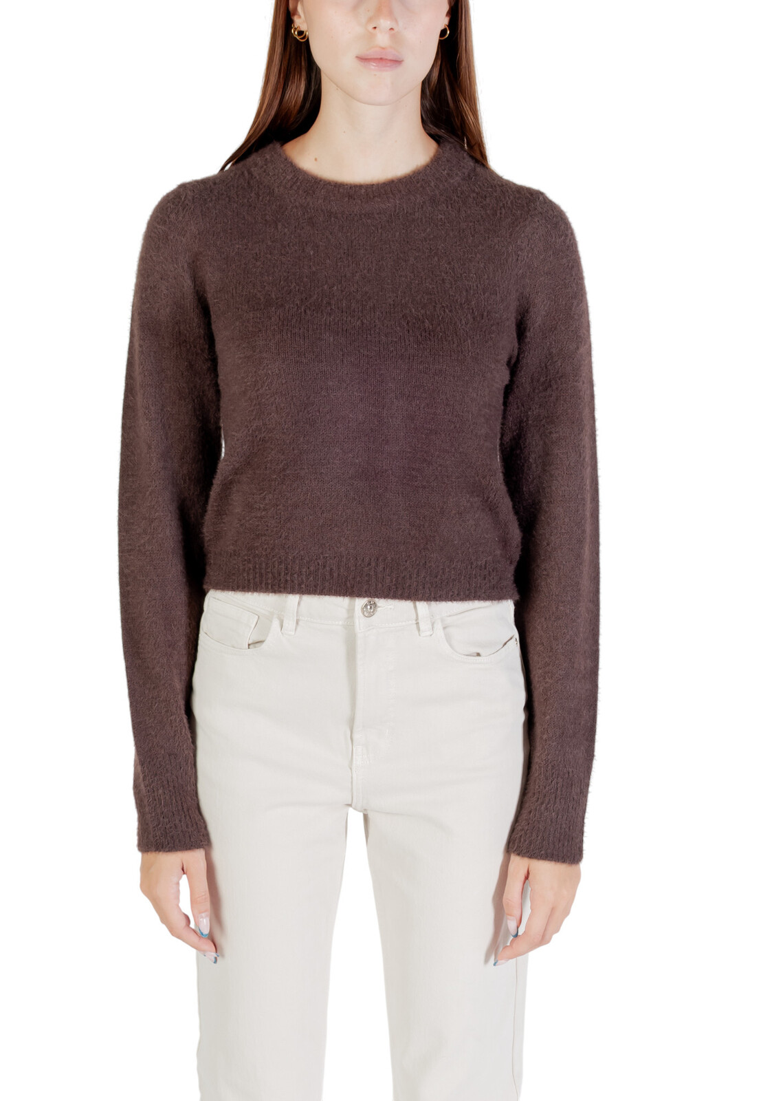 Hnědý dámský svetr Only