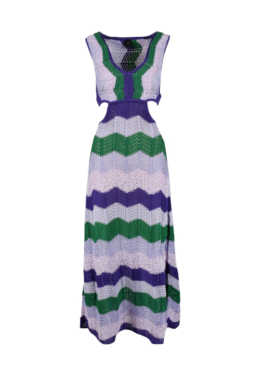 Dámské pruhované maxi šaty Pinko