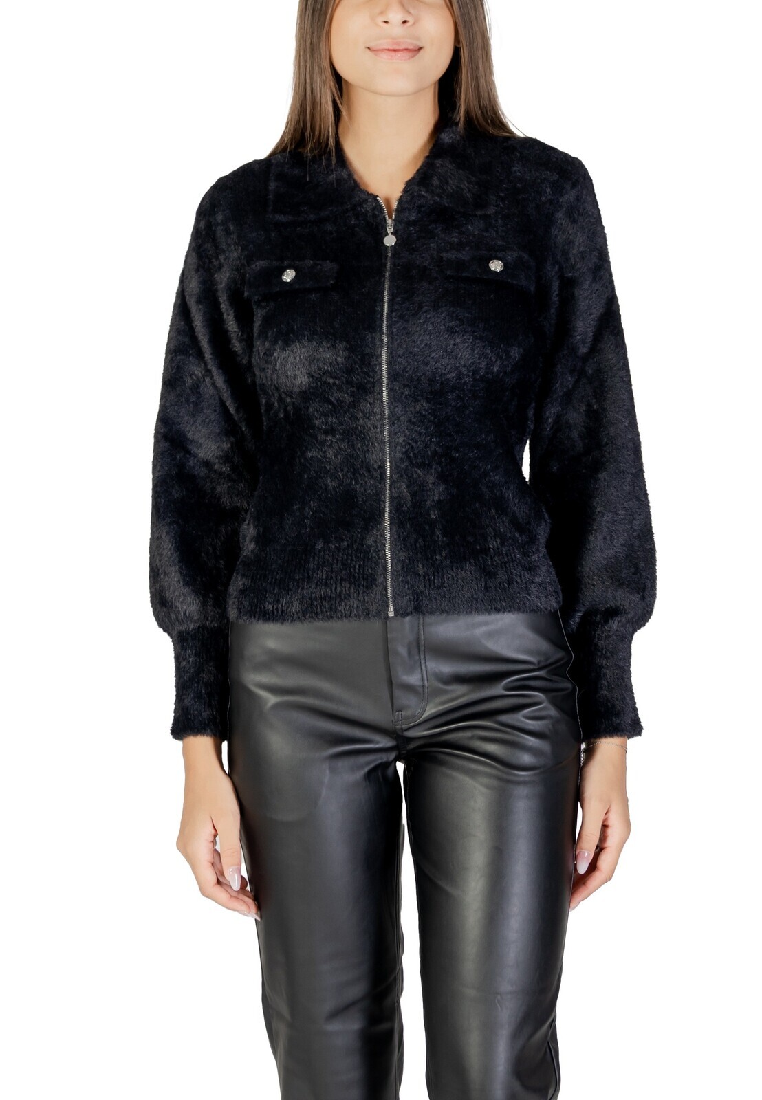 Černá prošívaná bunda Morgan De Toi