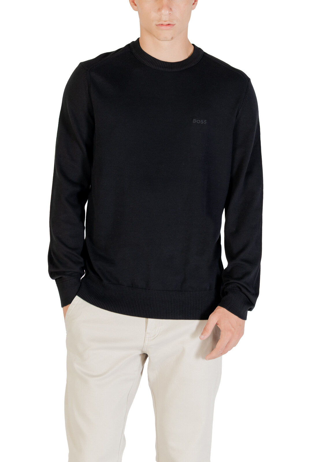 Černá mikina Boss Maglia