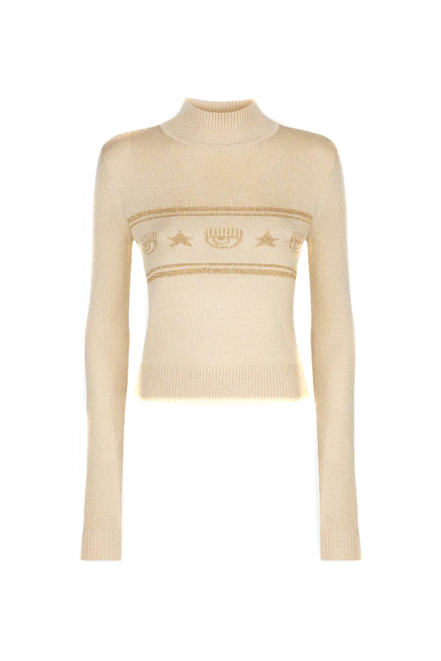 Chiara Ferragni rolákový svetr