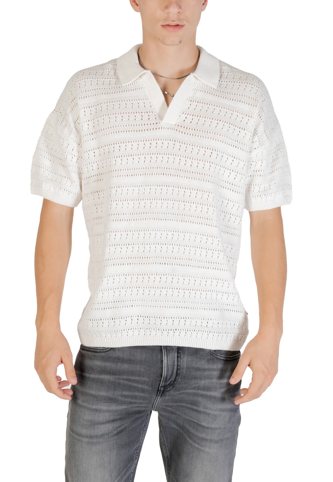 Bílé pánské polo triko Only & Sons