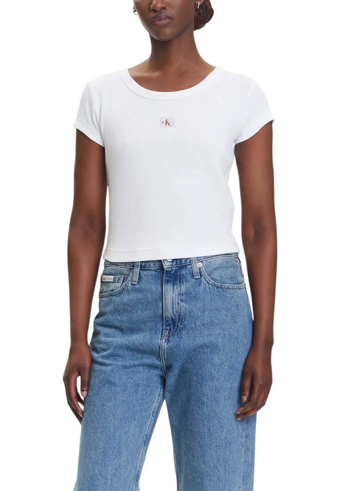 Calvin Klein Jeans bílé tričko