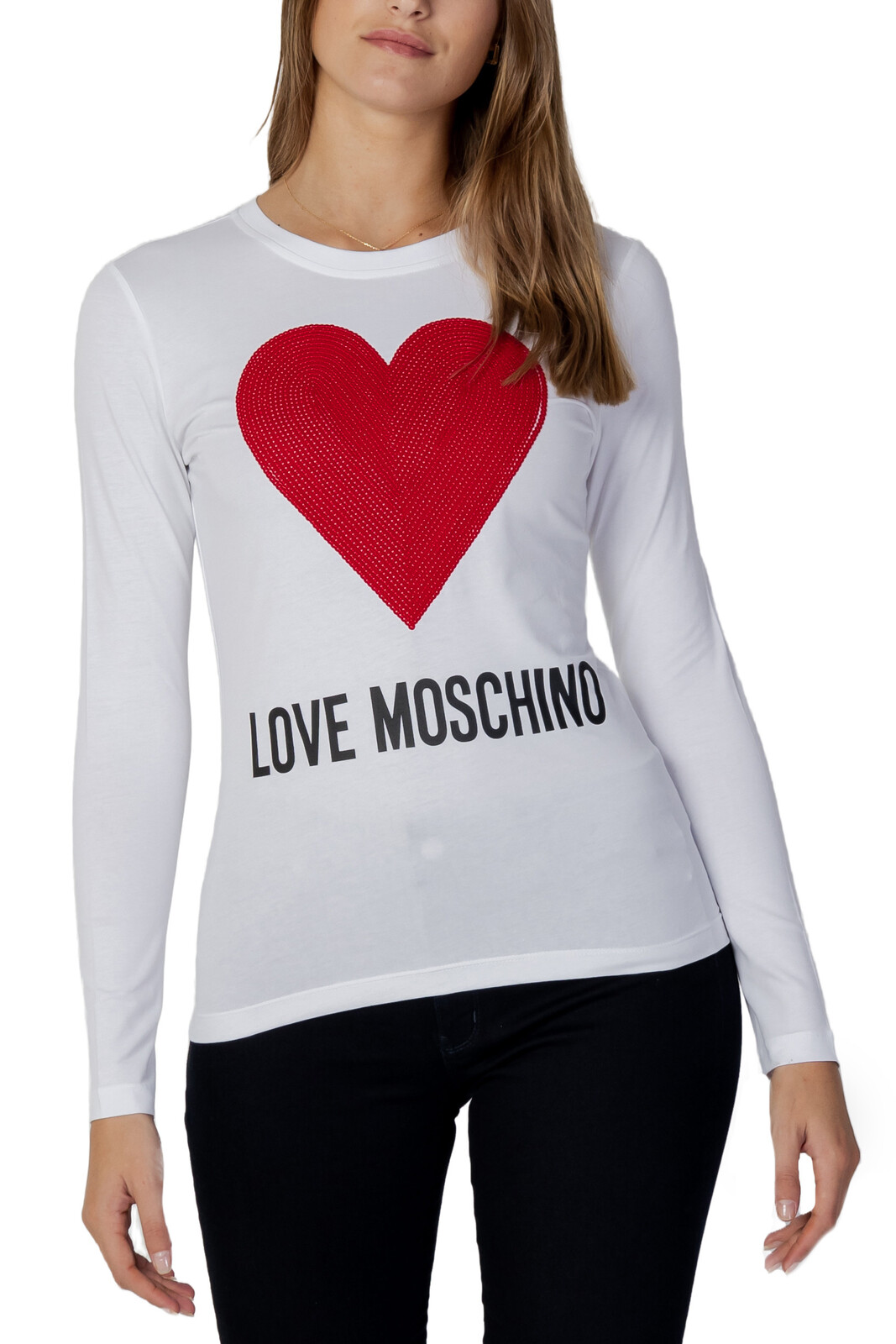 Love Moschino triko s dlouhým rukávem