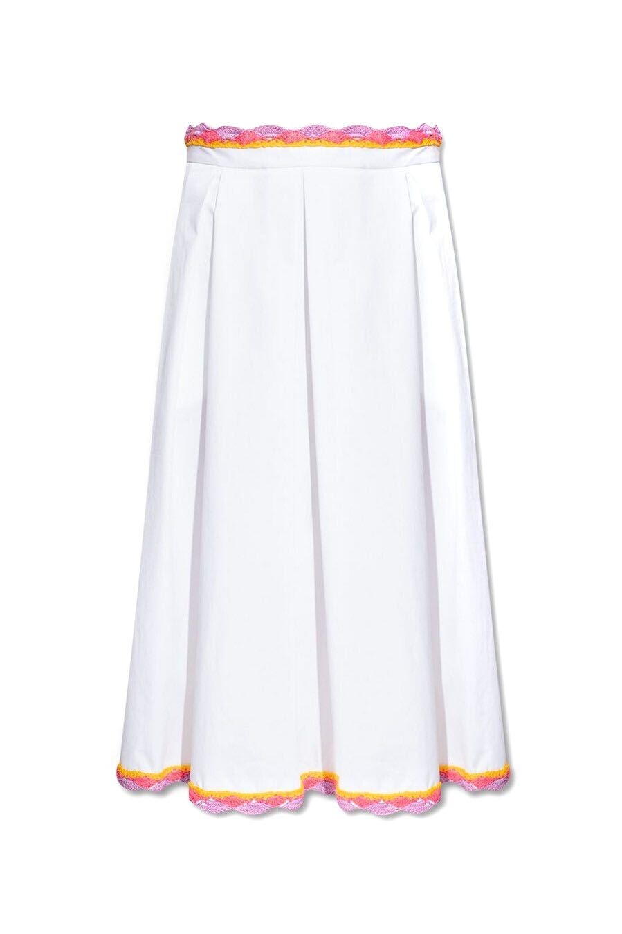 Moschino bílá midi sukně