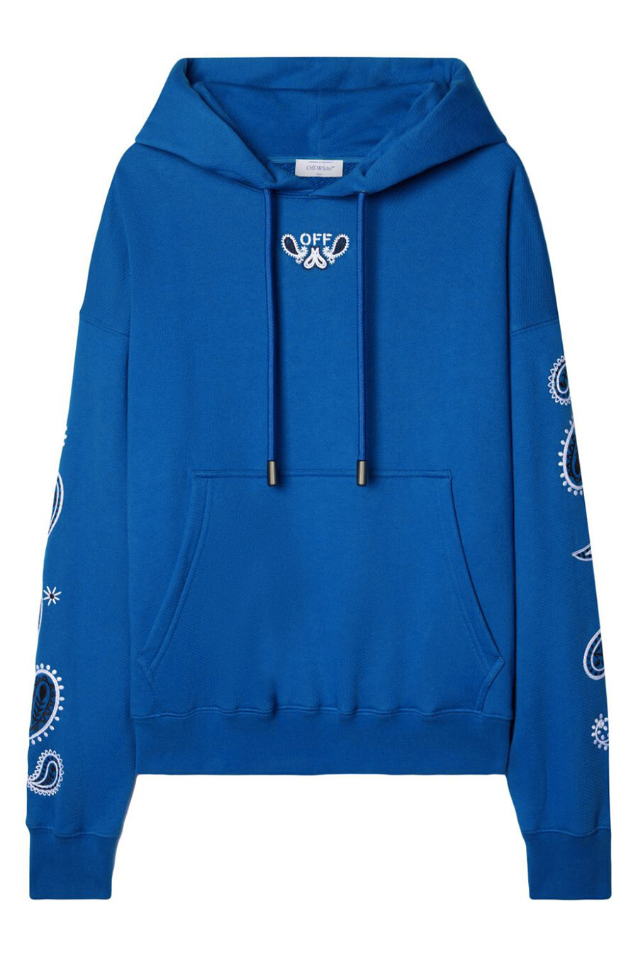 Modrá mikina Off-White s kapucí