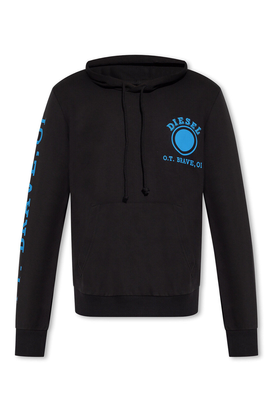 Diesel černá mikina s potiskem