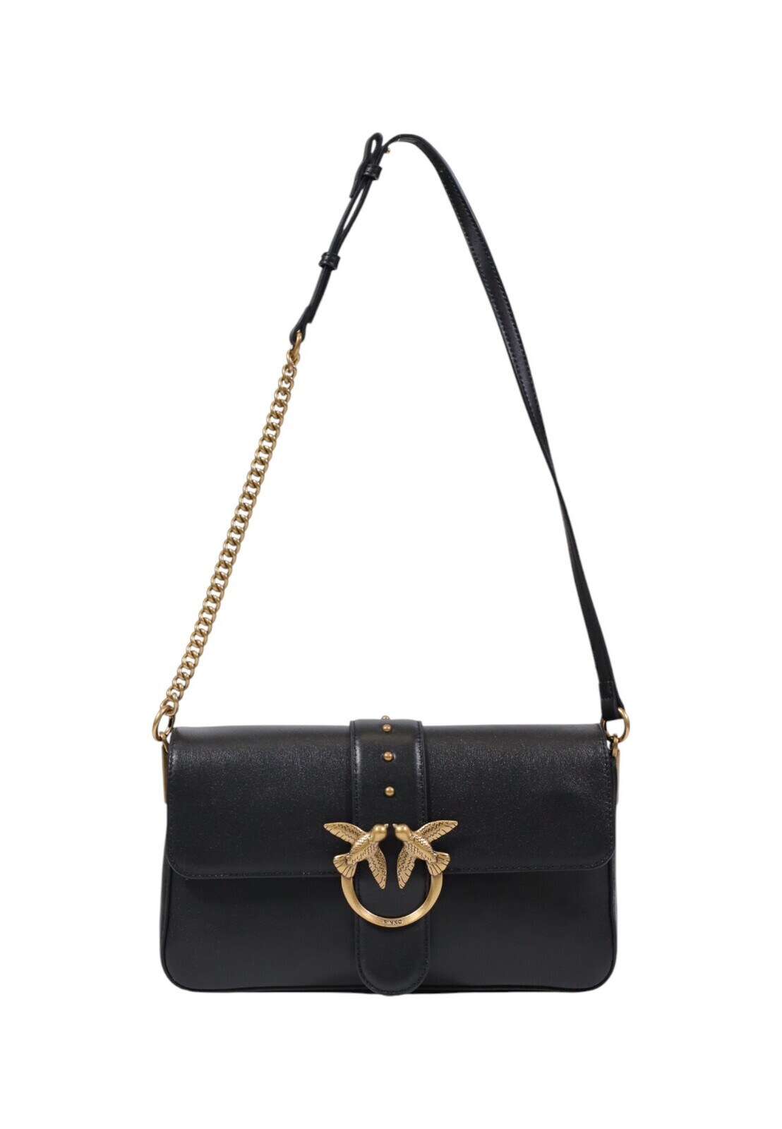 Pinko kožená kabelka s magnetickým zapínáním