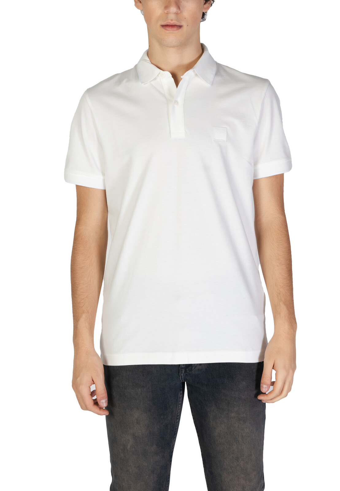 Bílé pánské polo triko Boss