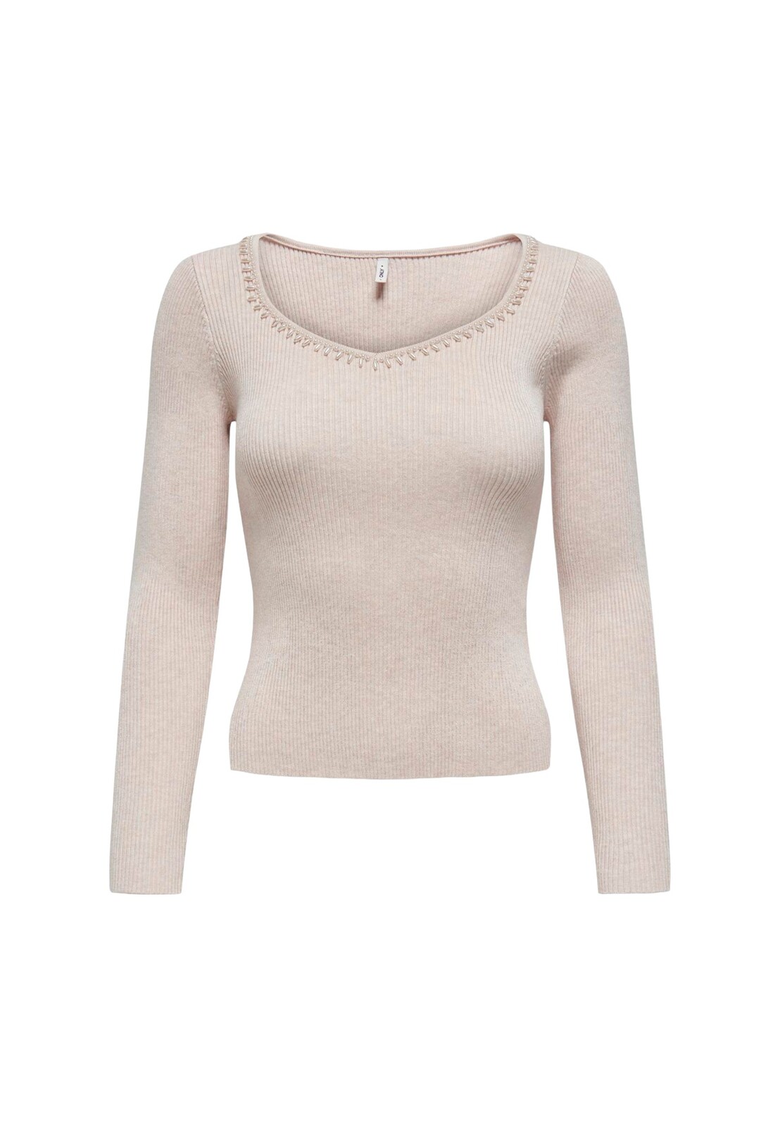 Dámský svetr s výstřihem