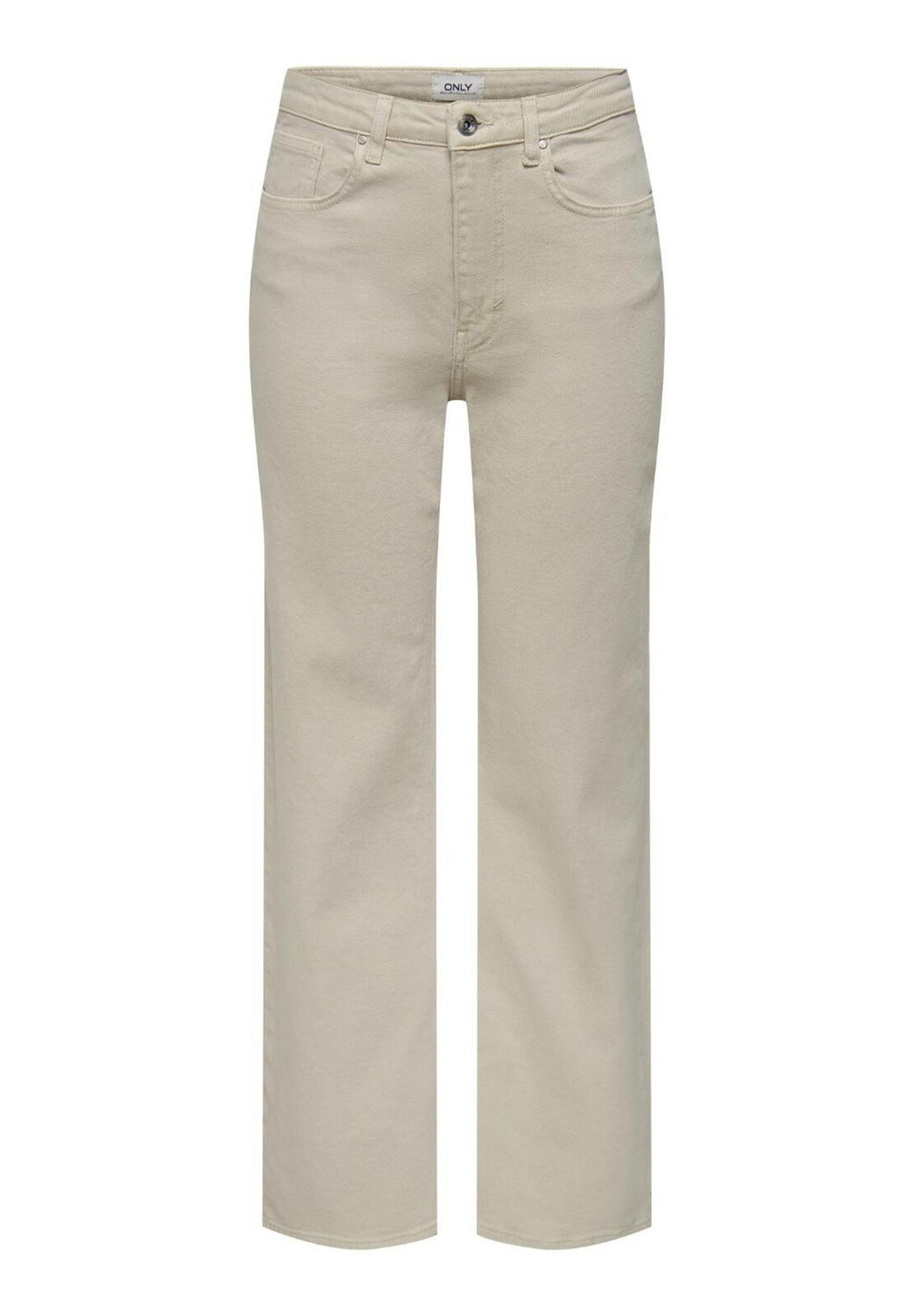Béžové rovné džíny Only
