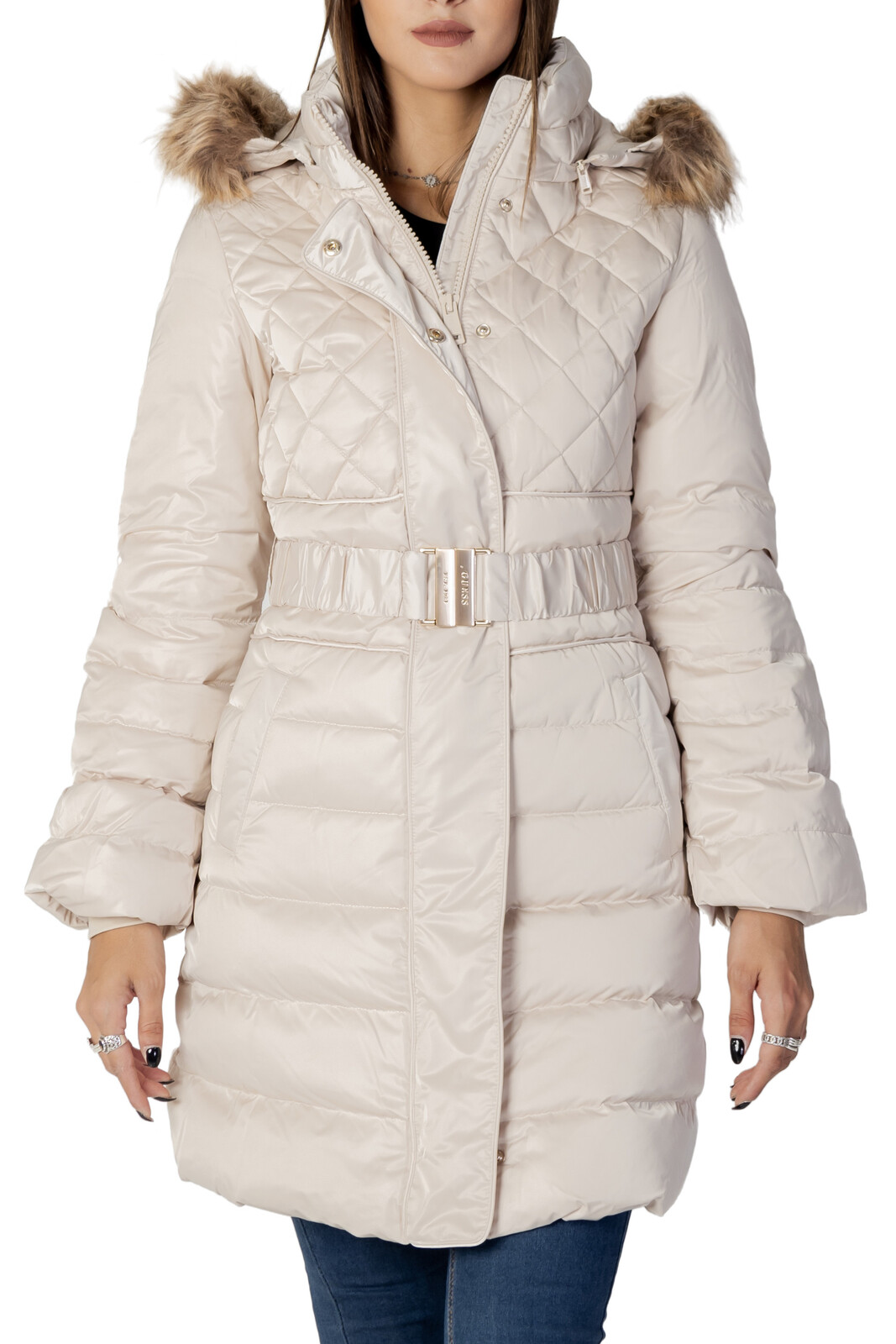 Guess zimní bunda s kapucí