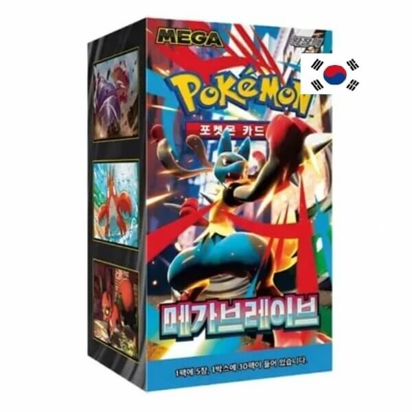 Pokémon Mega Brave Booster Box - korejsky
