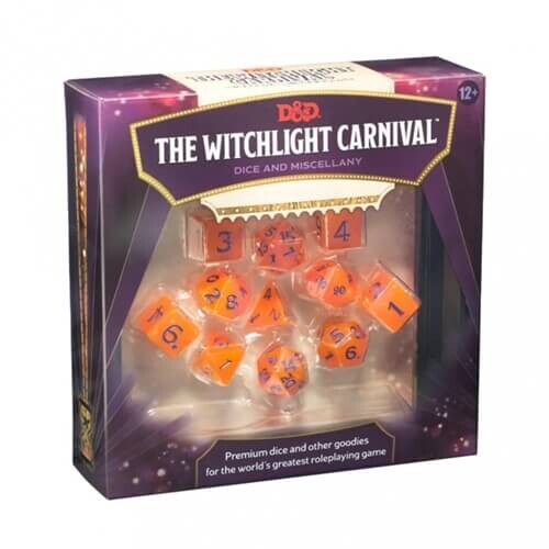 Sada kostek Dungeons & Dragons Witchlight Carnival Dice Set