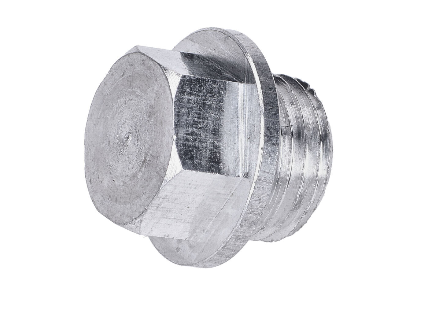 OEM Standard Kryt trysky pro Bing, hliníkový, stříbrný, pro Hercules MK, KTM, DKW, Rixe, Puch