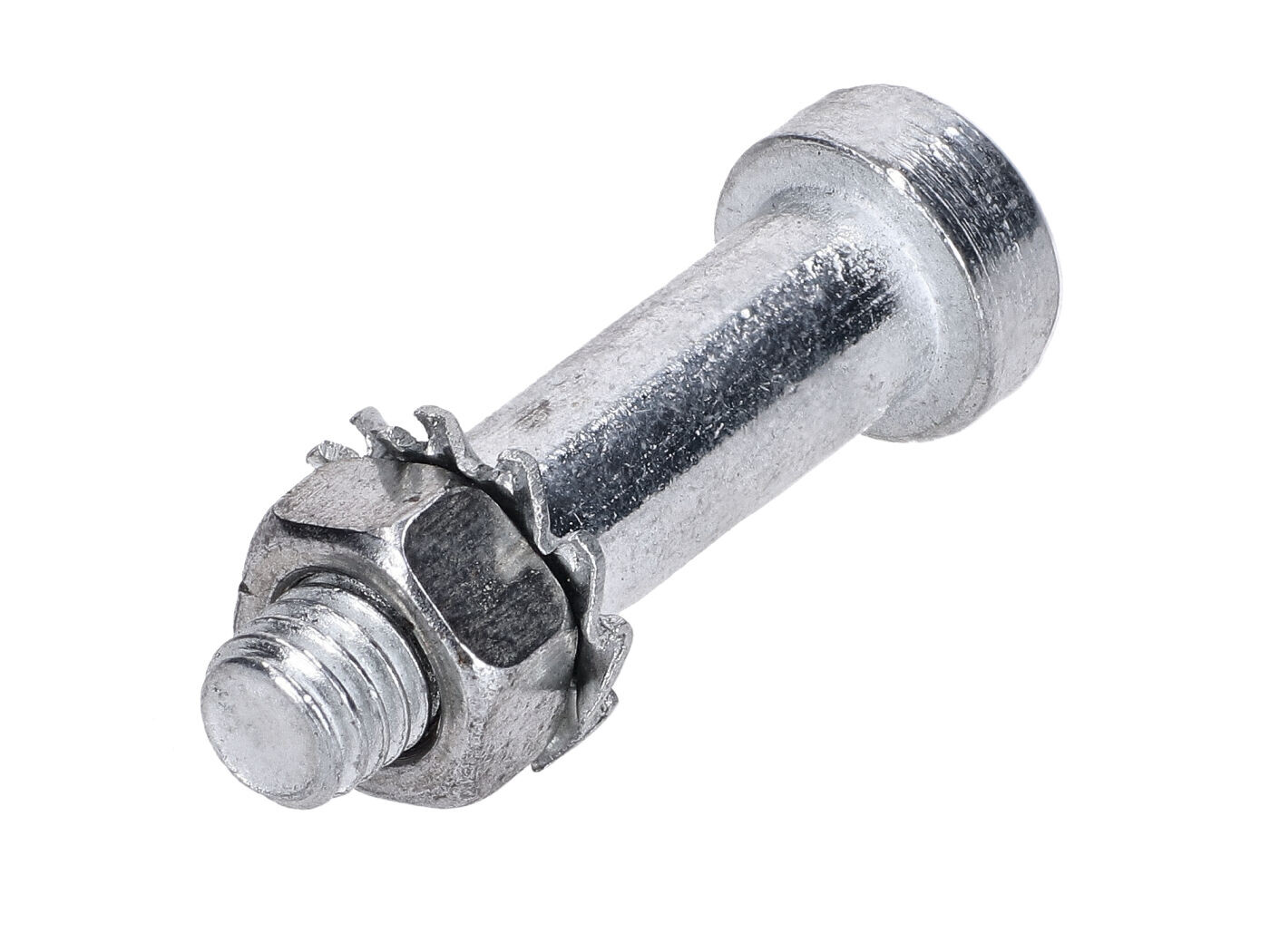 NTS Parts Šroub ocelový 6 mm M5 15 mm pro Zündapp CS, CX, ZD, ZR, ZL, ZX, Hai, Kreidler Florett, Flory, MF 2, MP, Hercules Prima, Mobylette, Peugeot, Tomos, Garelli, Miele, DKW, NSU, KTM