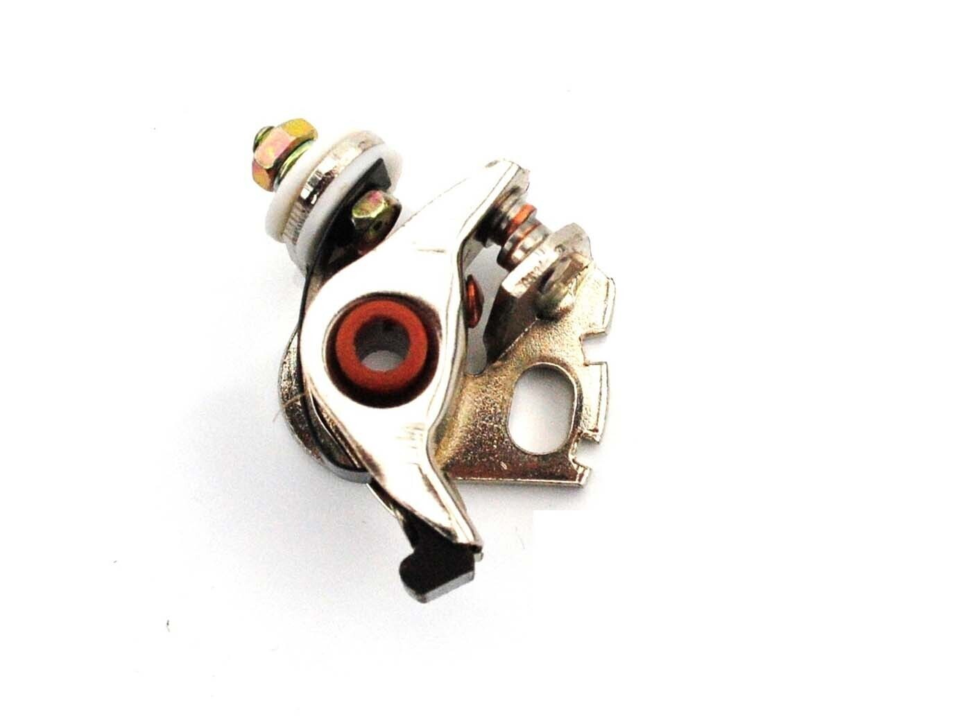 Goebel Zapalovací kontakt Goebel, kovový, pro Zündapp Bergsteiger M 25, 50, R 50 skútr, Automatický Moped, ZA, ZB, ZD 10, 20, TS, ZR, CS, CX, Hai, GTS, C, Super Combinette, Sport, Kreidler Florett, Flory, Hercules MX 1, Prima, Sachs 2 rychlosti, 3 22