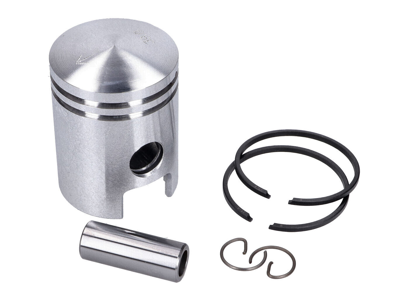 NTS Parts Hliníková pístní sada 39 mm, pístní čep 12 mm, 53 mm pro Hercules, Miele, DKW, Rixe, Gritzner, Göricke, Bauer