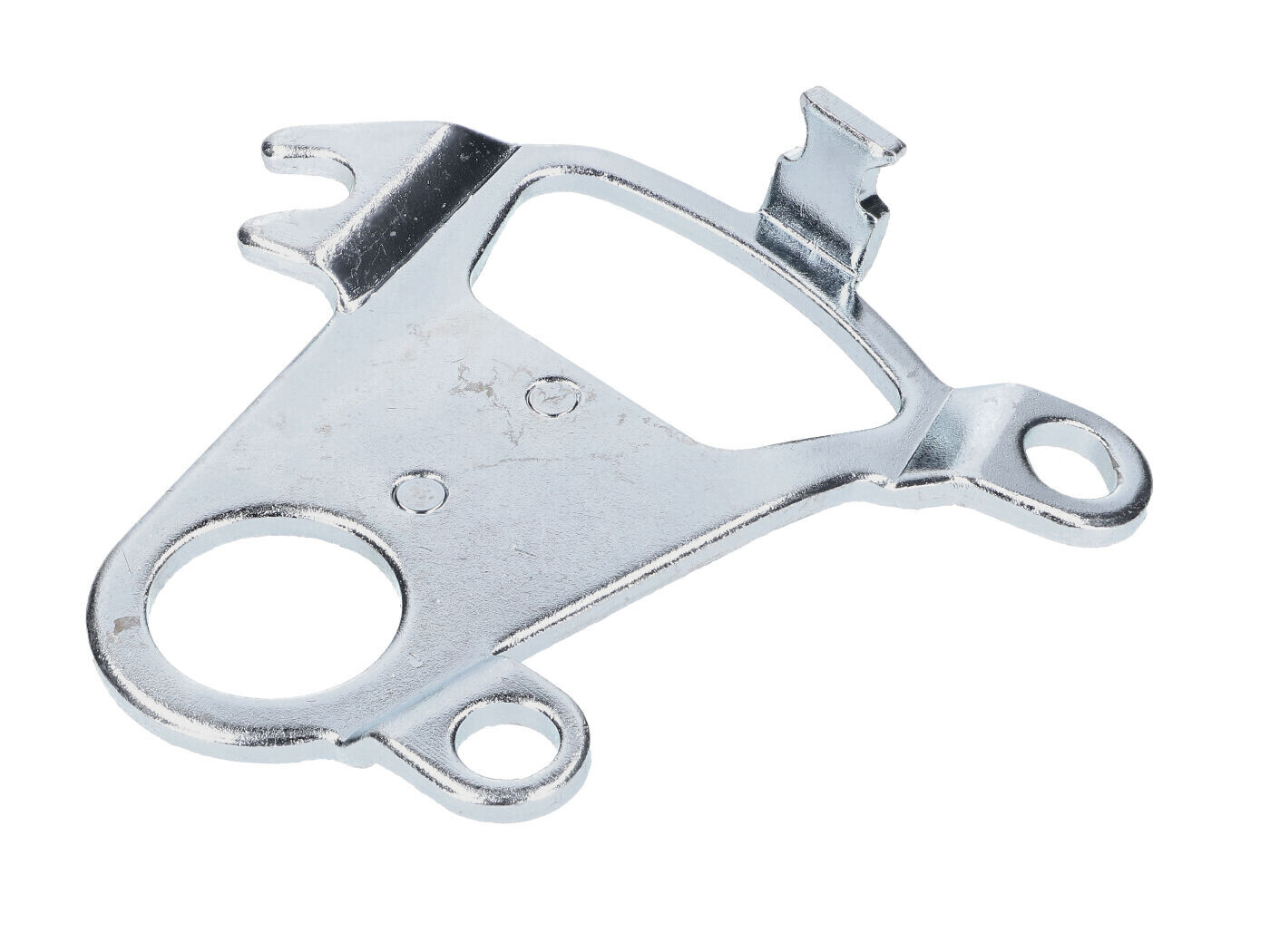 NTS Parts Kovová stříbrná montážní deska pro Hercules, Miele, DKW, KTM, Rixe, Gritzner, Göricke, moped, moped, mokick