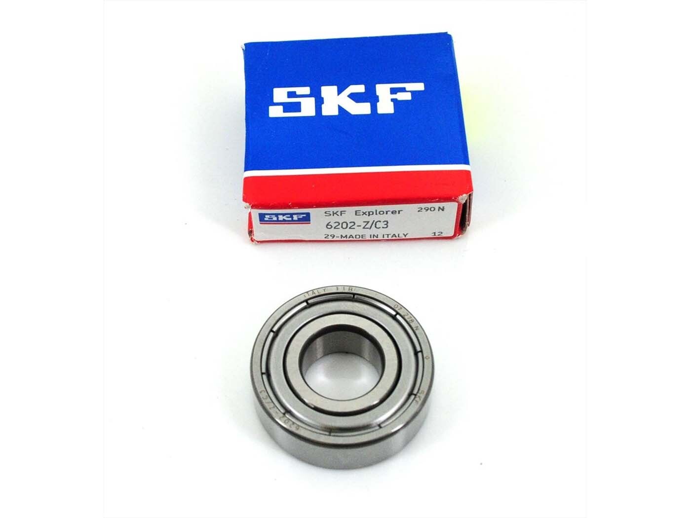 Diverse / Import Kuličkové ložisko SKF 6202-Z/C3 15x35x11 mm pro Zündapp, Kreidler, Hercules, Puch, Sachs