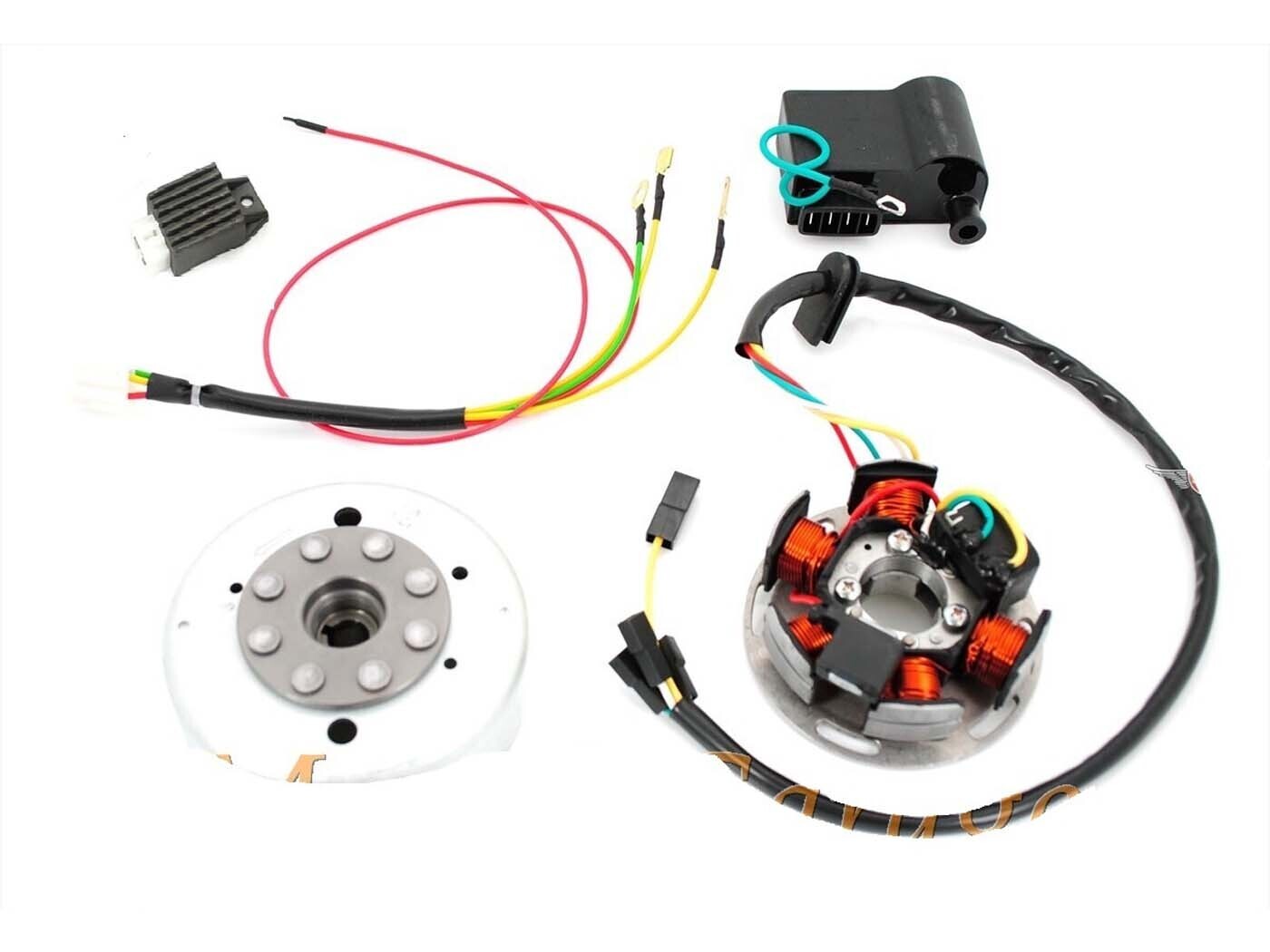 Diverse / Import Zapalování Star 6 V 70–80 W 90 mm pro Kreidler Florett RS, RMC, RM, TM, LF, LH, Flory, Zündapp KS 50, GTS C CS, CX, Hai, ZD, ZL, ZX, Puch Monza, Cobra, Racing M, Hercules Prima 1, 2, 3, 4, 5, M4, M5 – SACHS TYPE 505 motor