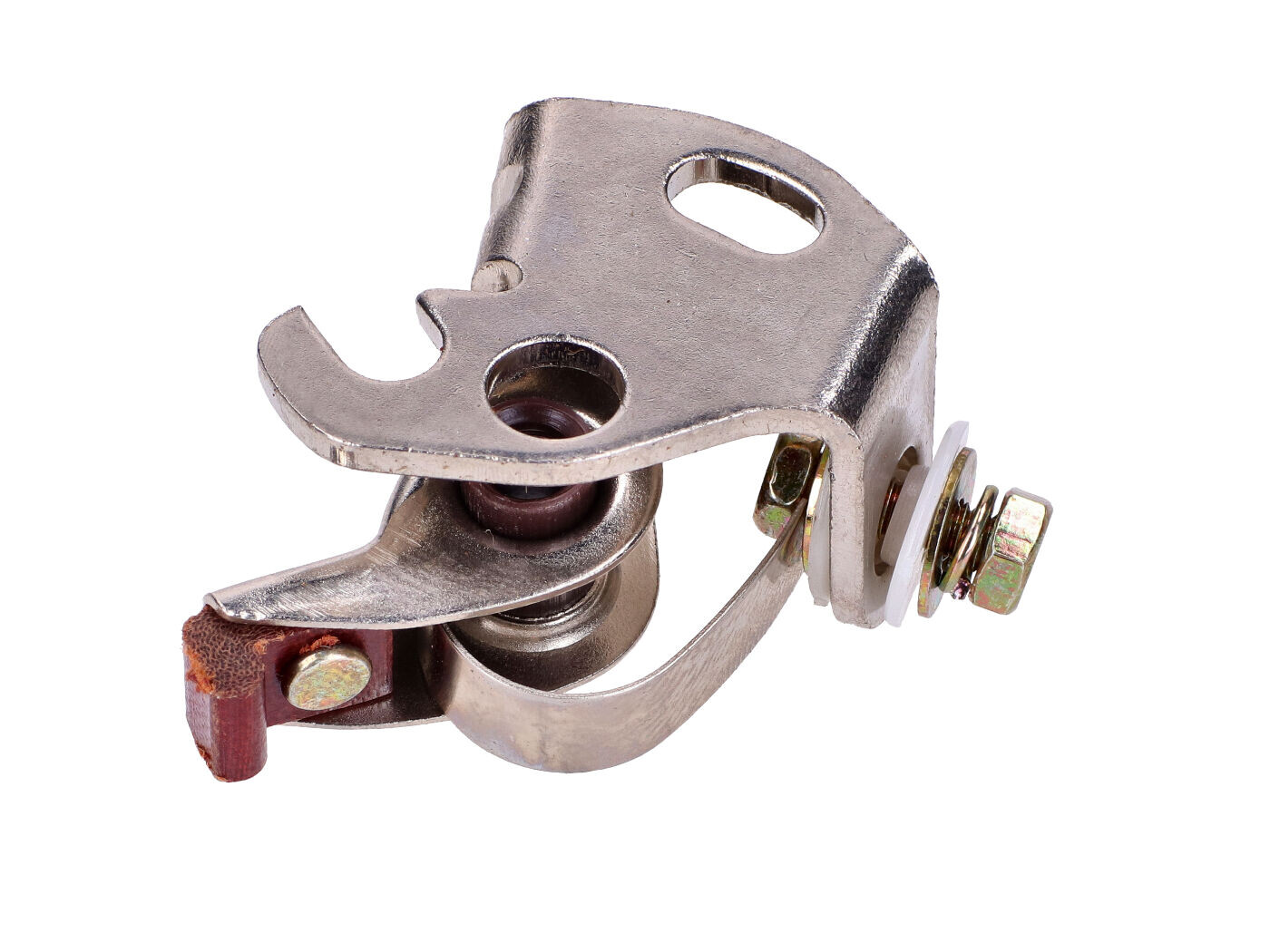 Kovová sada zapalovacích kontaktů Goebel pro Express Radexi, Zündapp KM 48/1, 48/2, 48/3, 48/4, 48/5, 50, Kreidler J R Amazone, Hercules 213, Sachs, ILO FP NSU Quickly, Zweirad Union, DKW, Miele, Rixe, Express, Victoria Vicky 3, 4, Gritzner, Göricke