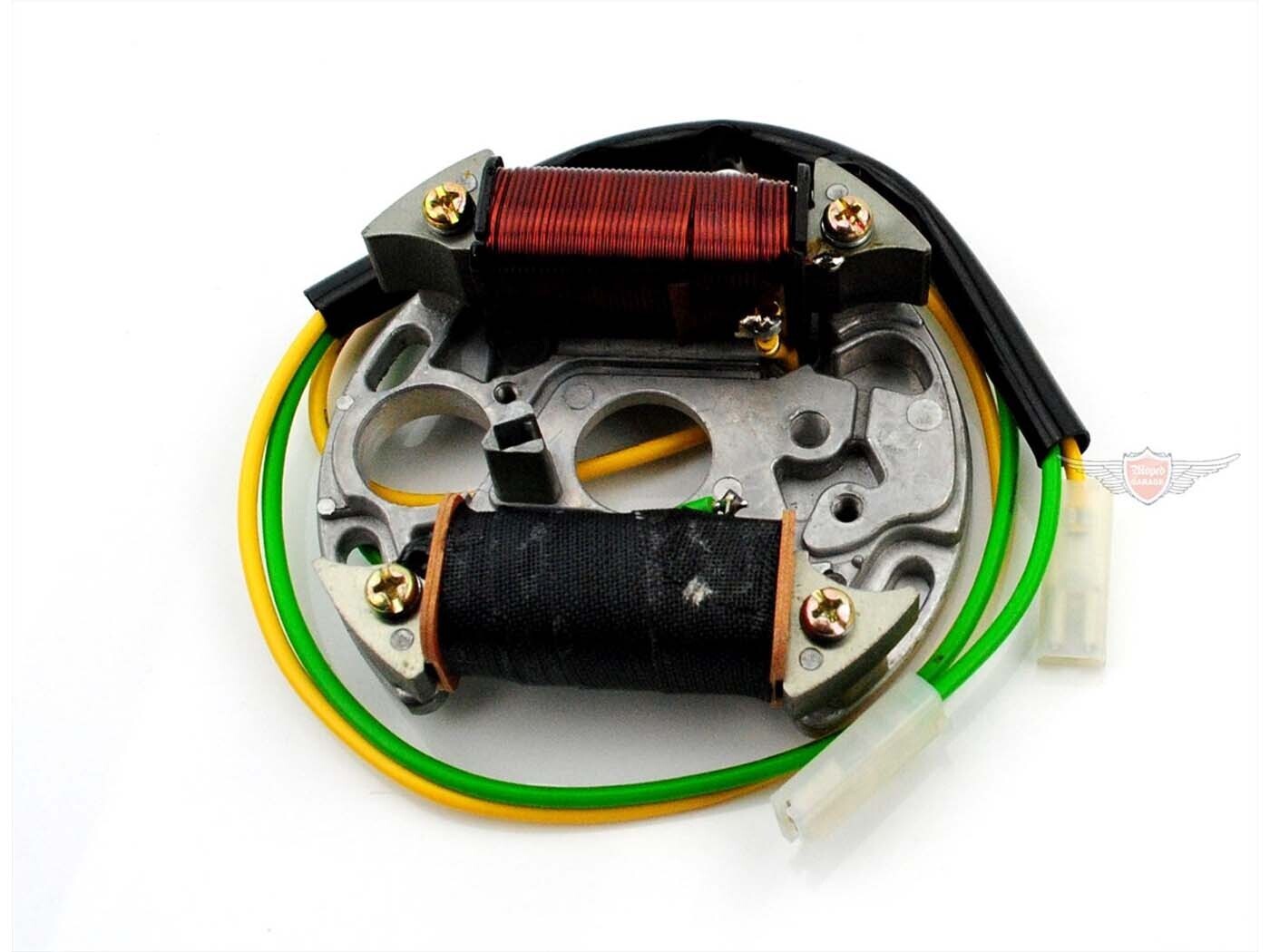 Diverse / Import Základní deska zapalování 90 mm s primární cívkou a světelnou cívkou pro Hercules, Zündapp, Kreidler, Puch, moped, moped, mokick