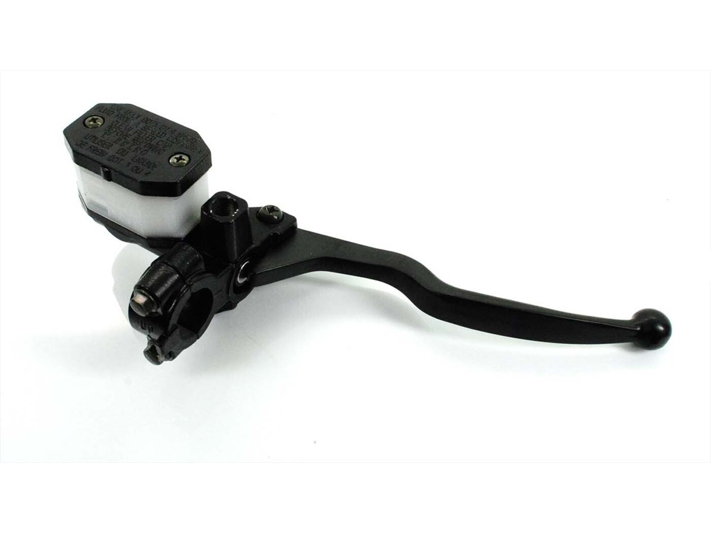 Diverse / Import Ruční brzdová pumpa černá M10, včetně spínače brzdového světla pro moped, moped, mokick, skútr