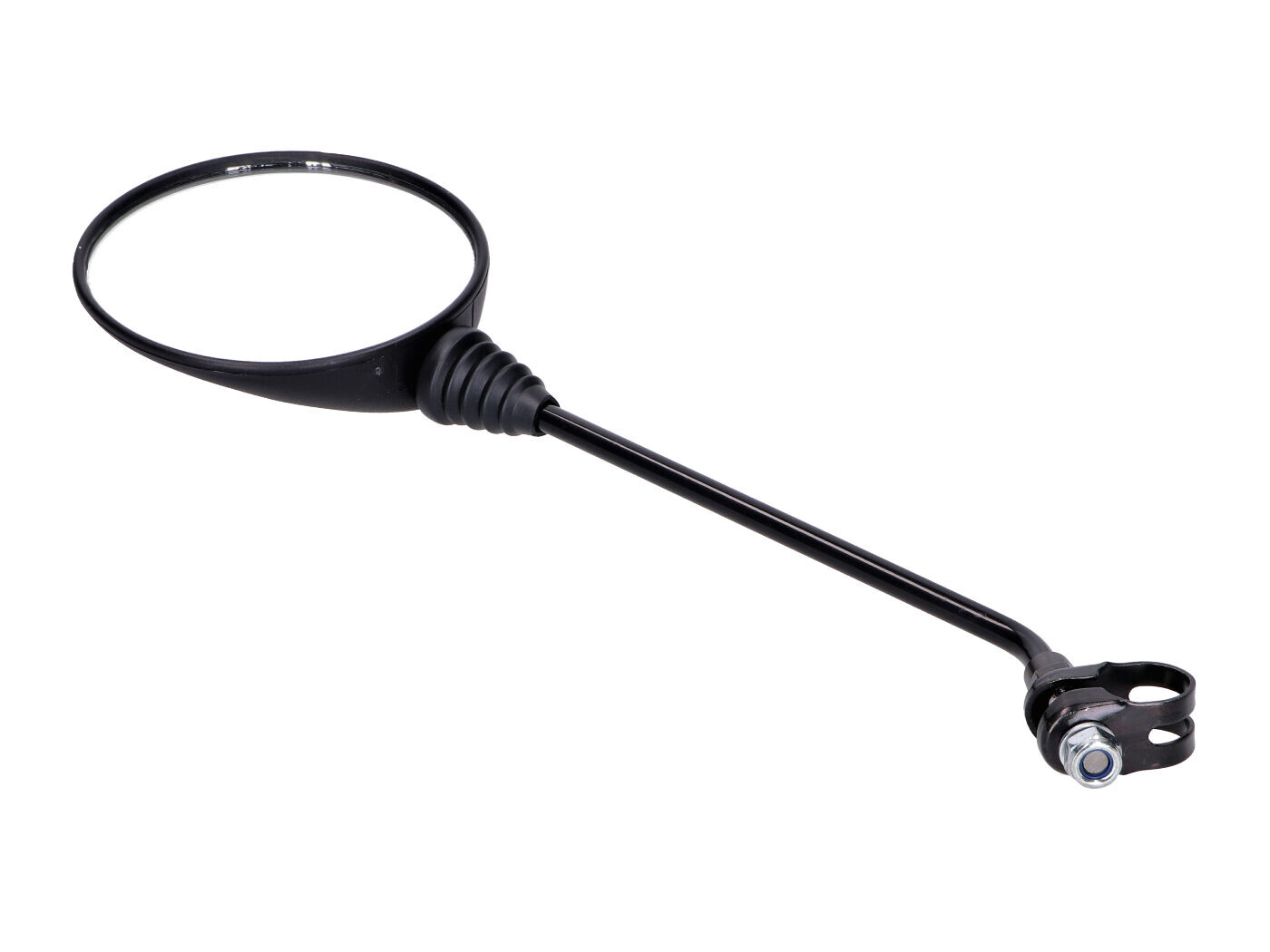 Diverse / Import Zrcátko černé 115 mm s objímkou 230 mm pro Piaggio, Vespa, Boxer